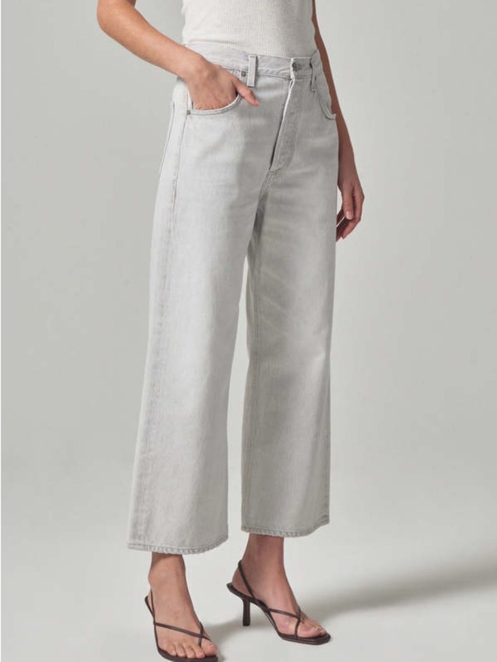 Citizens of Humanity Gaucho Vintage Wide Leg Jeans Comet Wash (Gray) Size 31